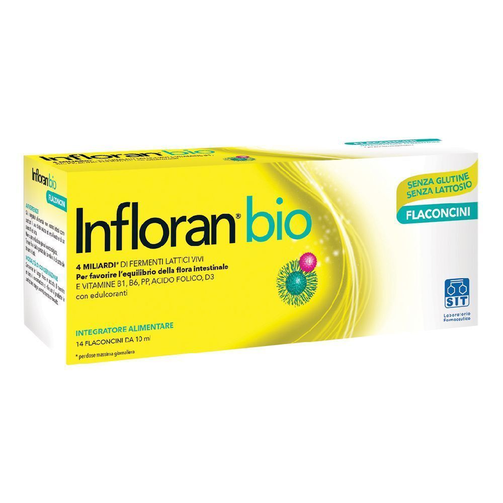 Infloran Bio Adulti 14 Flaconi 14x10 ml Flaconcini bevibili