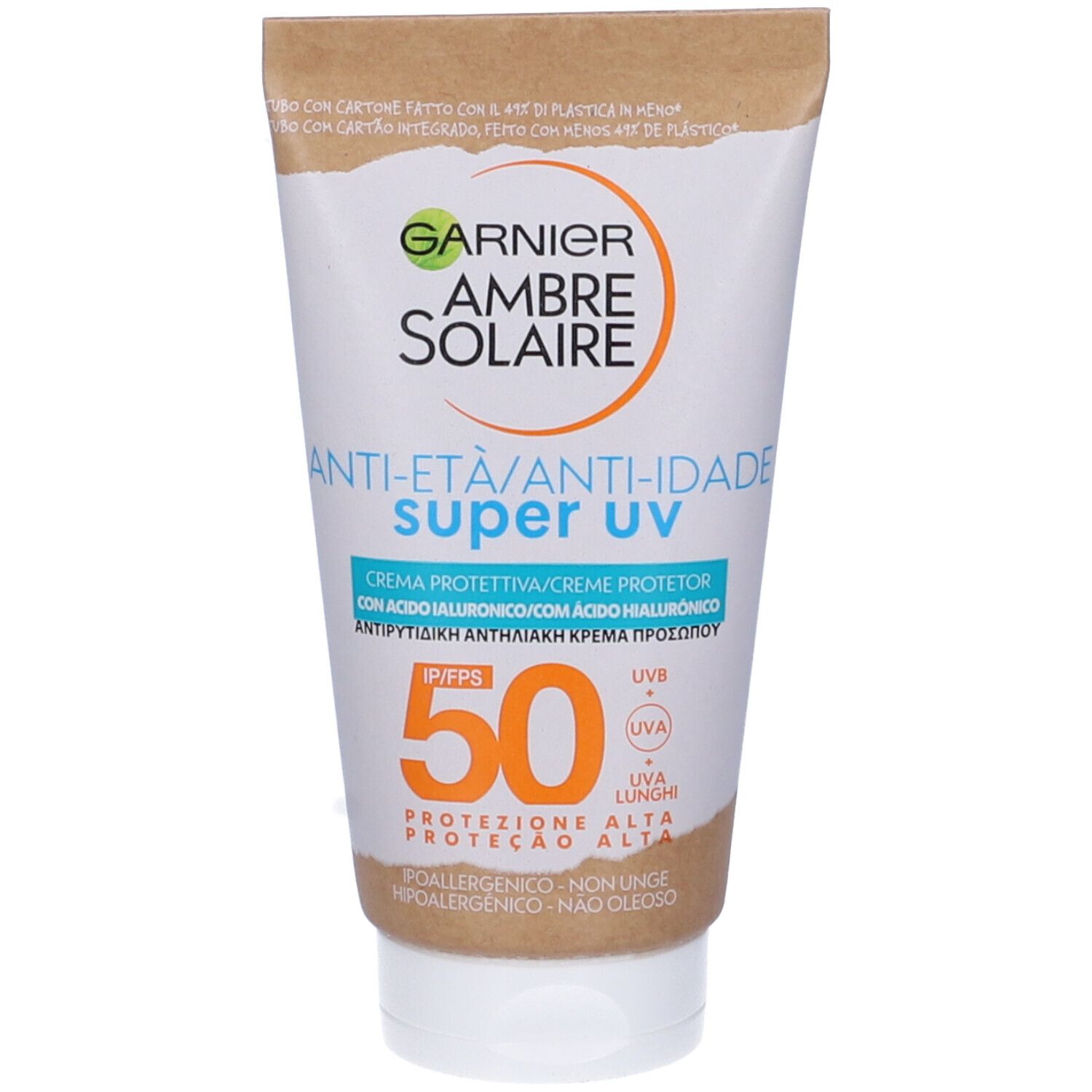 Garnier Ambre Solaire Anti-Age Super UV Crema Protettiva Viso SPF50+ 5