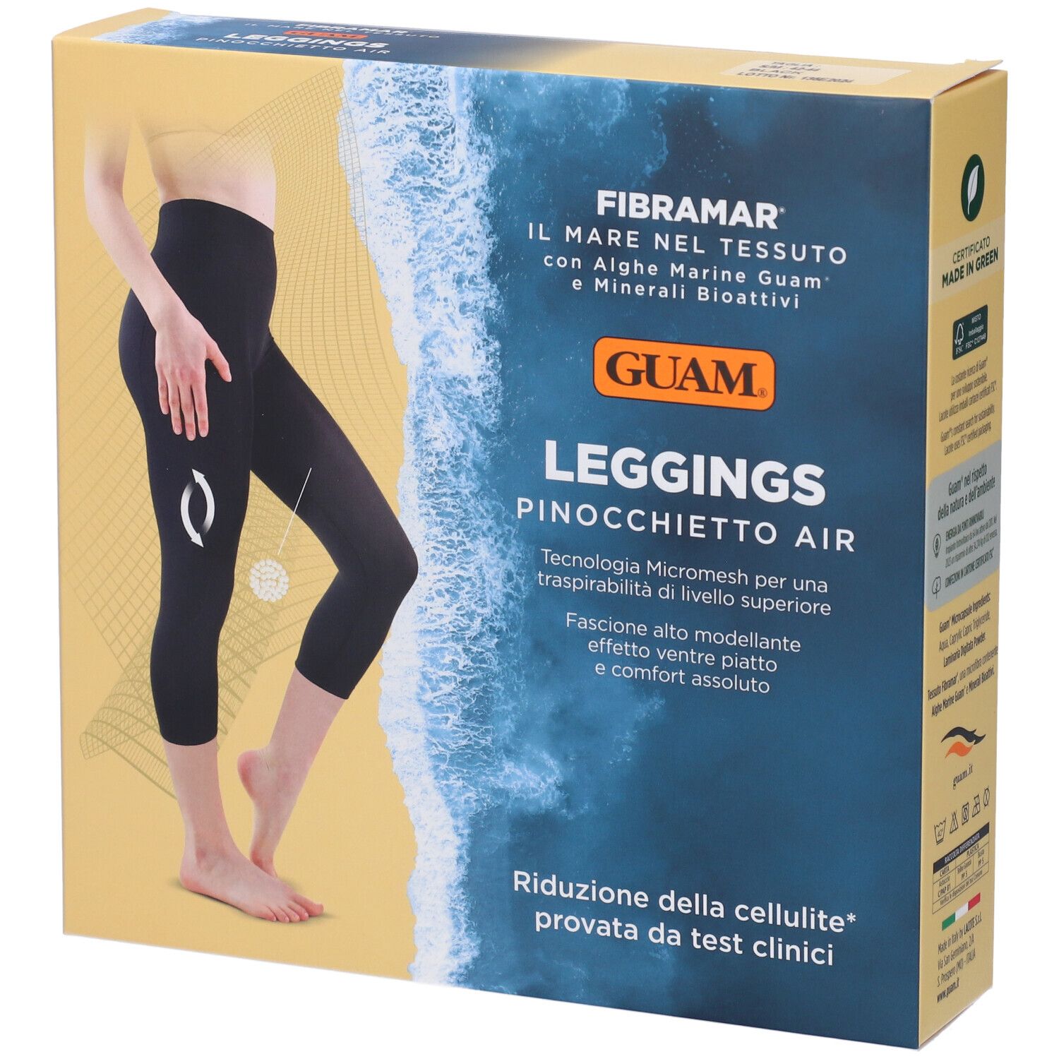 Guam Leggings Pinocchietto Air S/M 1 pz Altro