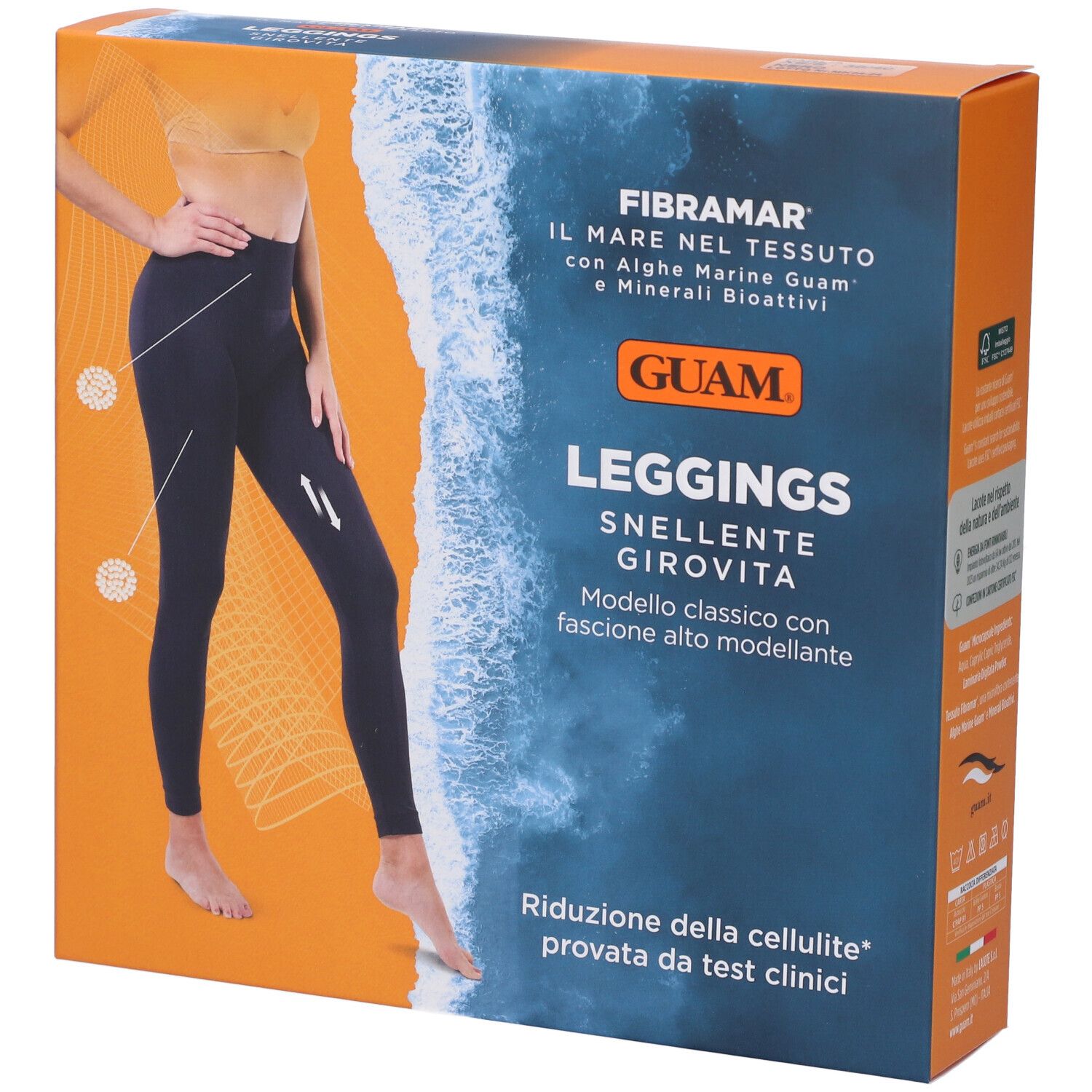 Guam Leggings Classico Fibramar Nero XS/S 1 pz Altro
