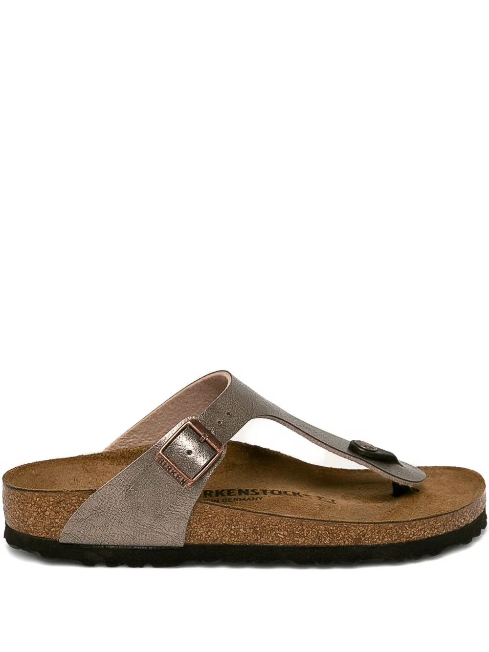 Birkenstock Gizeh metallic thong sandals - Toni neutri