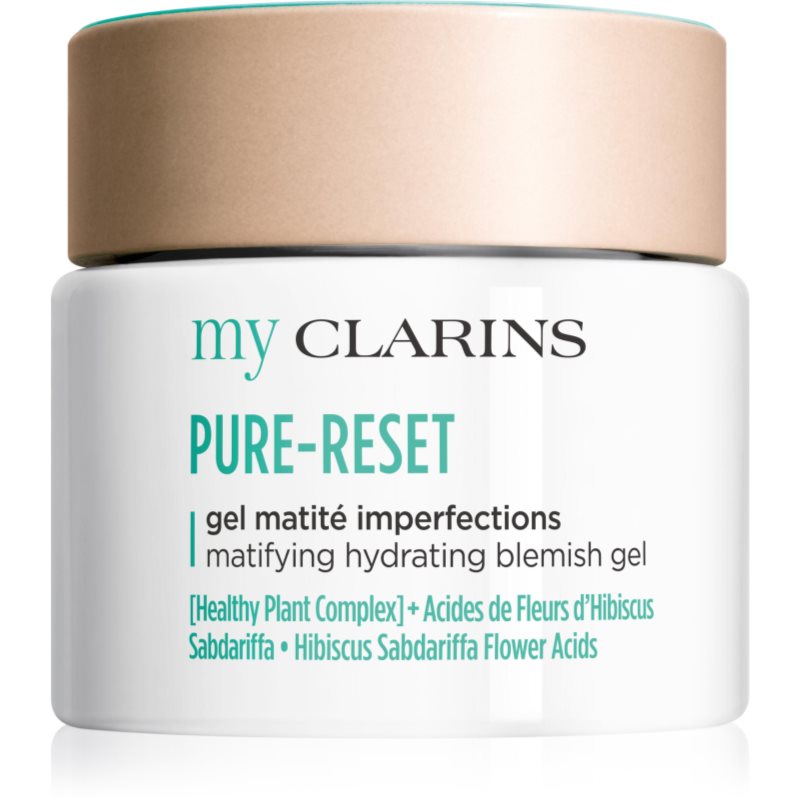 Clarins My Clarins Pure-Reset Matifying Hydrating Blemish Gel Gel Opacizzante Per Pelli Con Imperfezioni 50 Ml