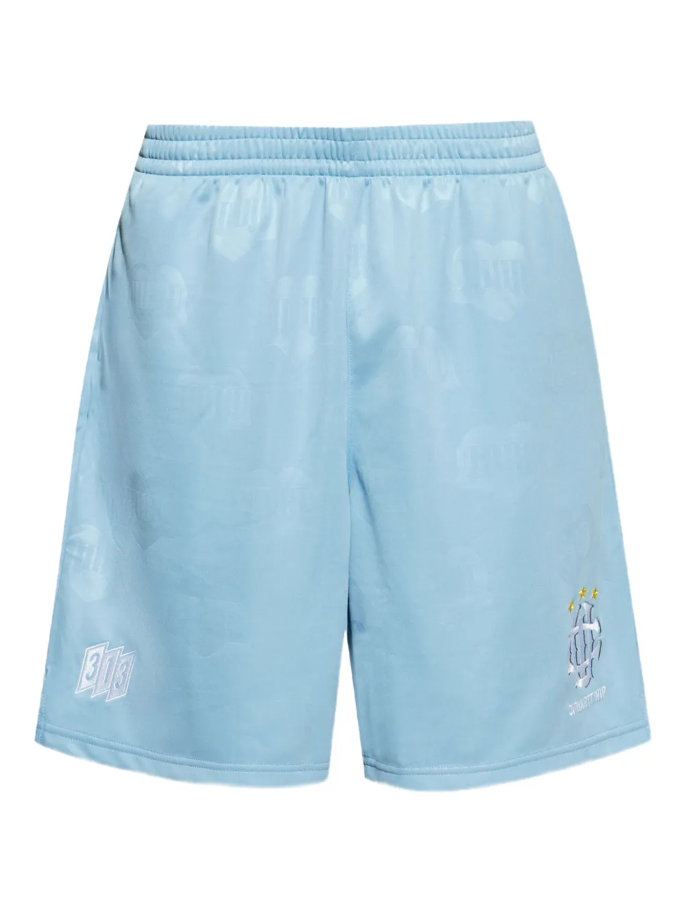 Carhartt WIP logo-embroidered shorts - Blu