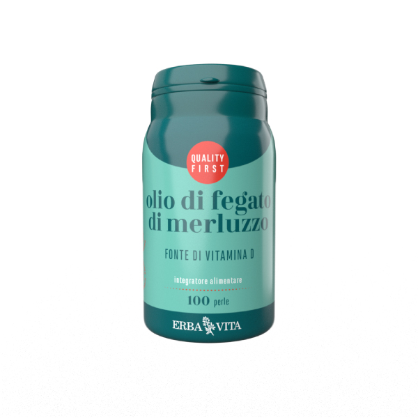 Olio Fegato Merluzzo 100 Perle Erbavita