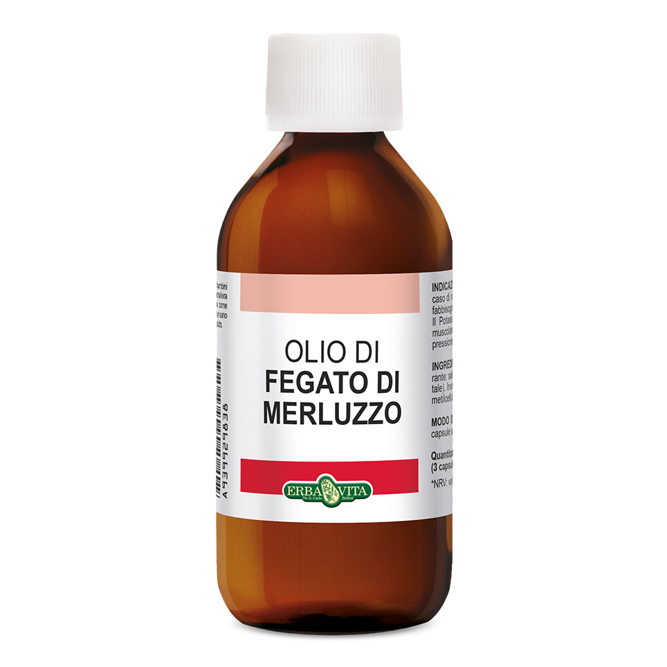 Olio Fegato Merluzzo 100ml Erbavita