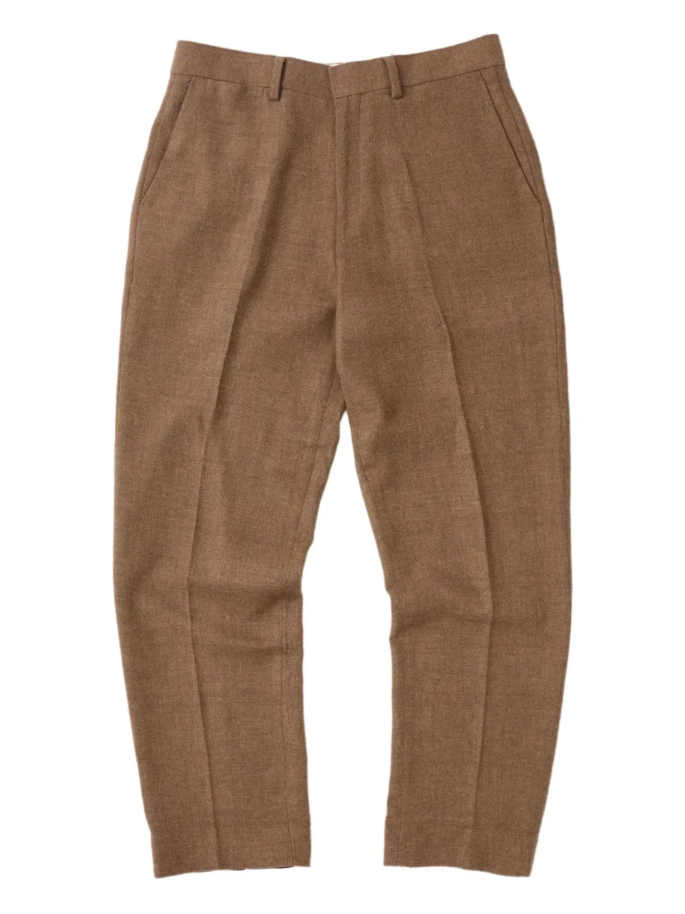 Carter Young straight leg trousers - Marrone