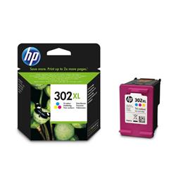 Originale cartuccia inkjet HP 302 XL-alta capacità-3 colori-F6U67AE
