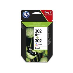 Cartuccia HP 302 nero + colori - X4D37AE