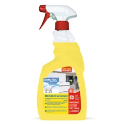 Sgrassatore alcolico disinfettante Sanitec - limone - 750 ml