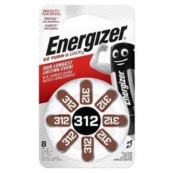 Batterie a bottone Energizer 312 Zinc Air TL8 - conf. 8