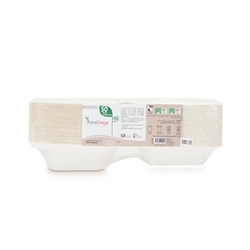 Box hamburger bio-compostabili ecoCanny bianco conf. 50