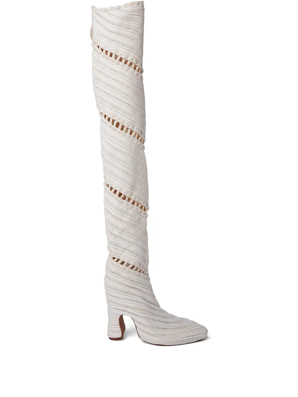 Isa Boulder Amend knee-length boots - Bianco