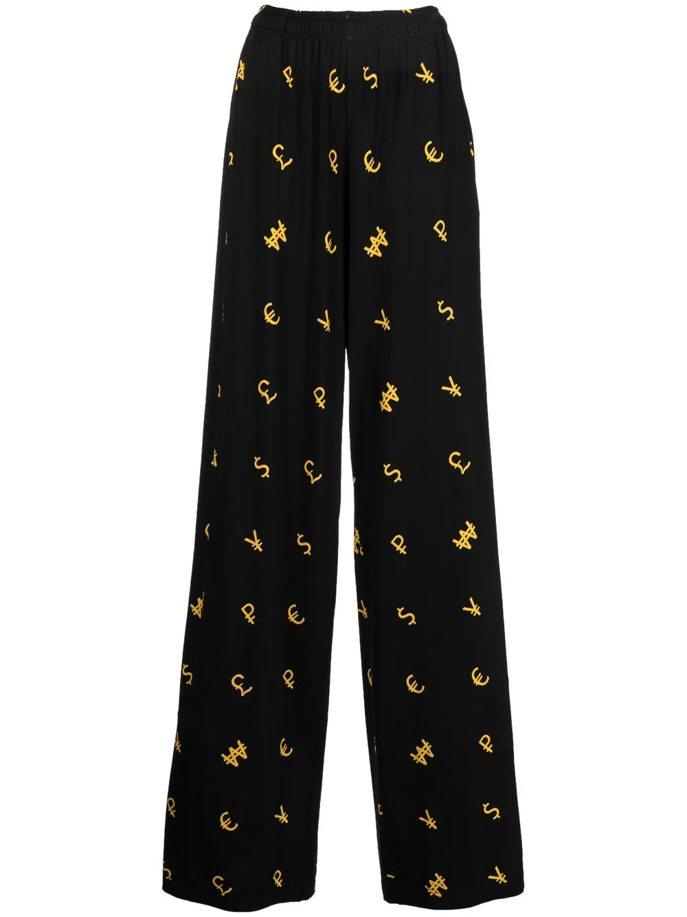 VETEMENTS Pantaloni a gamba ampia - Nero