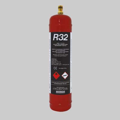 Bombola gas r32 kg 1 att. 1/2 made in italy