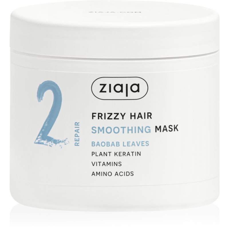 Ziaja Plant Essentials Baobab Leaves Maschera Lisciante Per Capelli Ricci 350 Ml