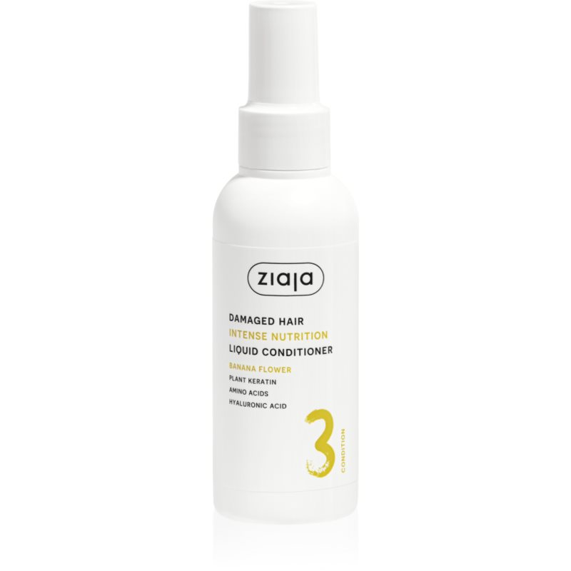 Ziaja Plant Essentials Banana Flower Balsamo Senza Risciacquo Per Capelli Rovinati 125 Ml