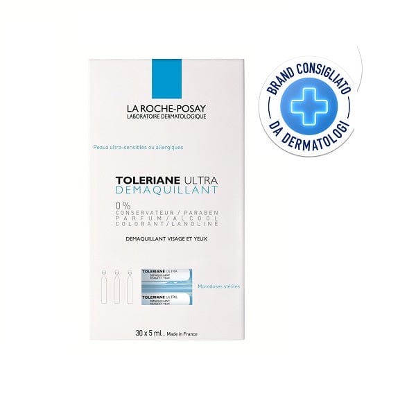 La Roche-posay Toleriane Struccante Occhi Sensibili 30 Monodosi 5 Ml