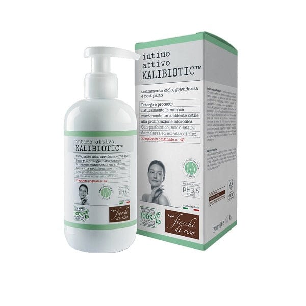 Fiocchi Di Riso Intimo Attivo Kalibiotic Ph 3.5 Detergente 240 Ml
