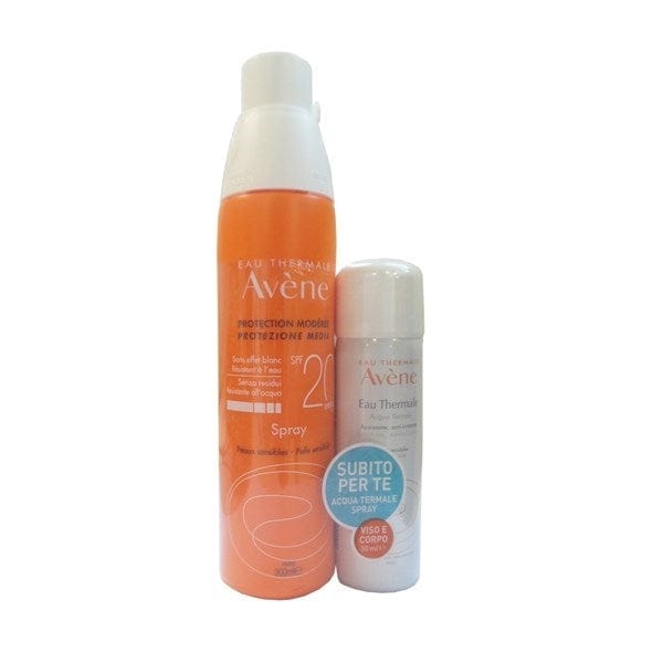 Avene Spray Spf 20 200 Ml + Spray Acqua Termale 50 Ml