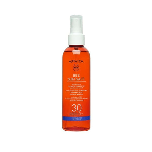 Apivita Bee Sun Safe Olio Corpo Abbronzante Spf30 200 Ml