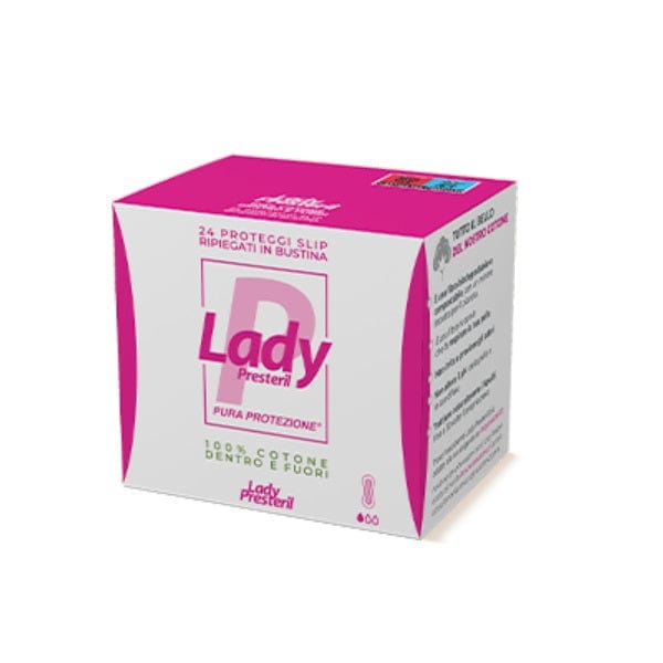 Lady Presteril Proteggi Slip Ripiegati Biodegradabili 24 Pezzi