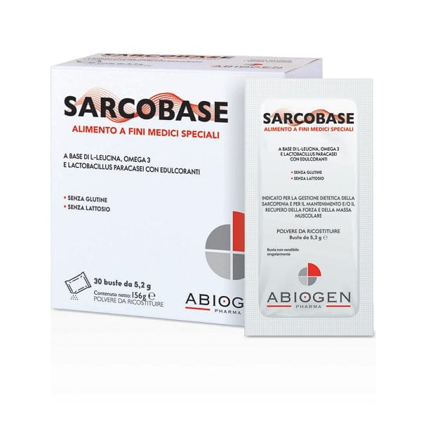Abiogen Pharma Sarcobase 30 Bustine Da 5,2 g