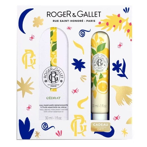 Roger & Gallet Set Natale Cedrat Acqua Profumata 30 Ml e Crema Mani 30 Ml