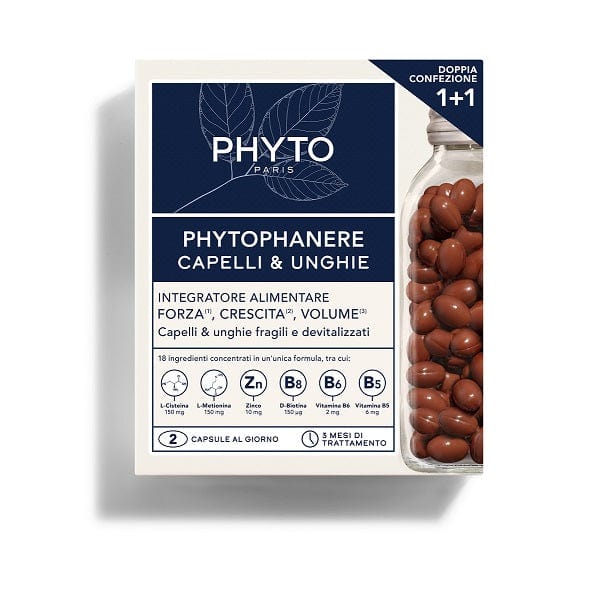 Phyto Phytophanere Capelli E Unghie Trattamento 3 Mesi 180 Capsule