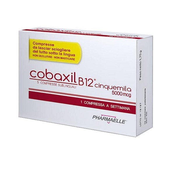 Pharmaelle Cobaxil B12 5000 Mcg 5 Compresse Sublinguali