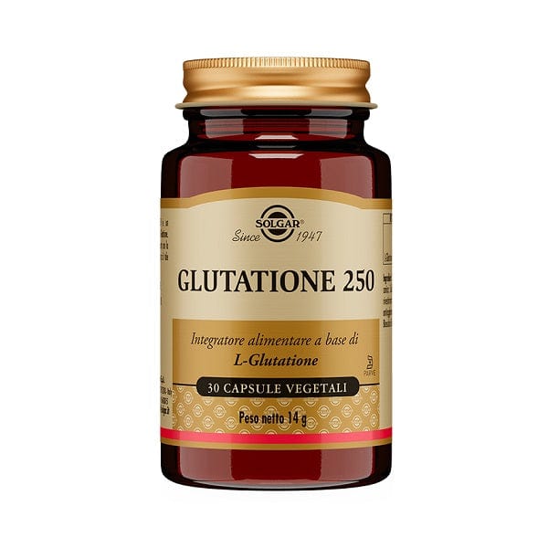 Solgar Glutatione 250 Integratore 30 Capsule Vegetali