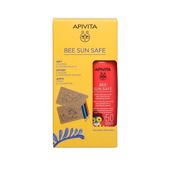 Apivita Bee Sun Safe Promo Kids Spray Spf50 200 Ml Con Omaggio