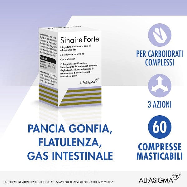 Sinaire Forte Integratore Alimentare 60 Compresse 400 Mg