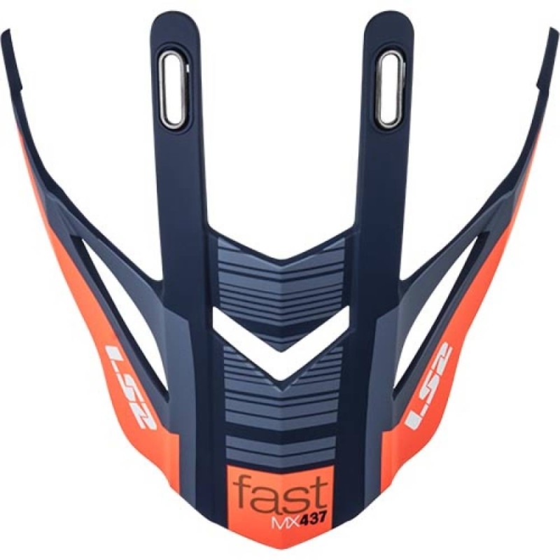 Visiera Spoiler Ls2 Fast Evo MX437 Fluo Orange Blue