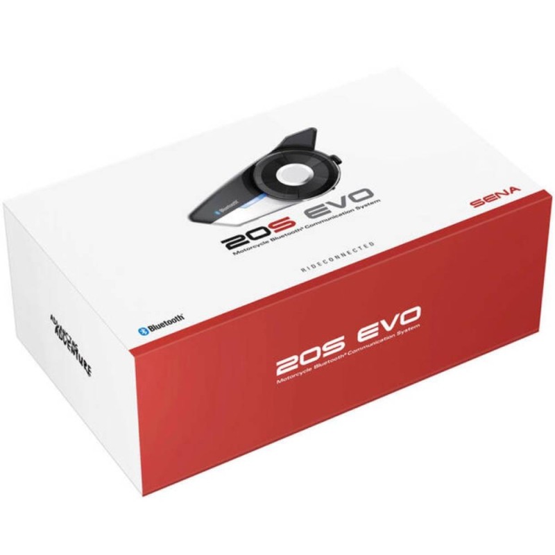 Interfono Sena 20S Evo Singolo Sgancio Rapido Bluetooth 4.1 HD