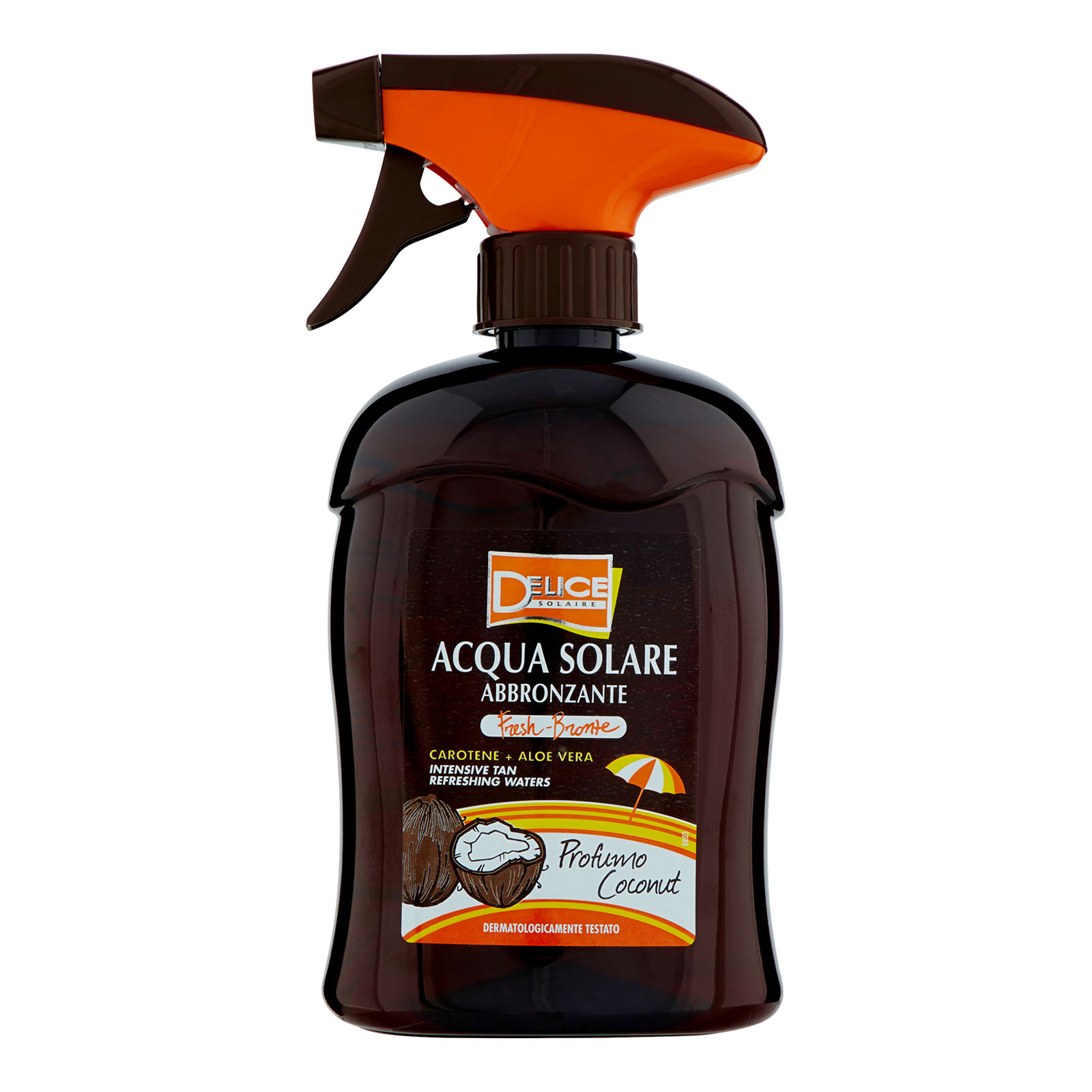Acqua Solare Abbronzante Carotene + Aloe Vera Profumo Coconut 500 ml