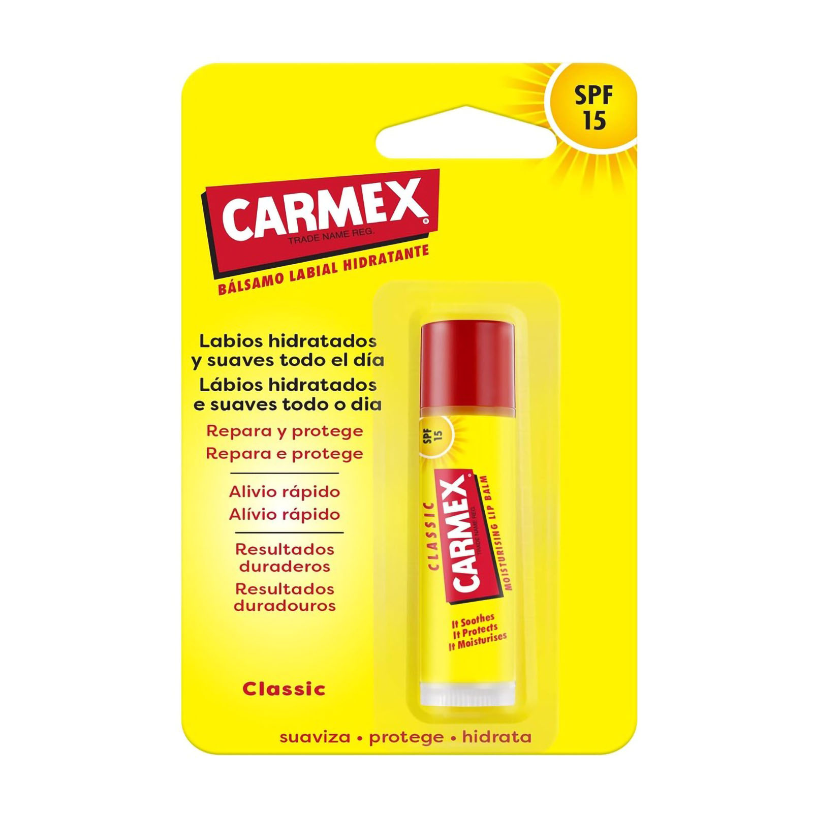 Classic Moisturising Lip Balm Balsamo Labbra Classico Spf15