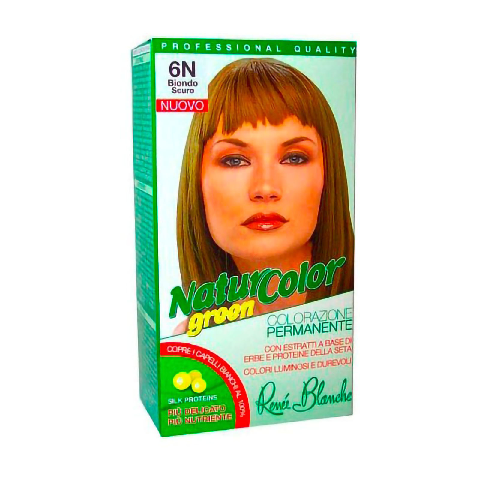 Tinta Per Capelli Colorazione Permanente Naturale Natur Color Green 6 N Biondo Scuro
