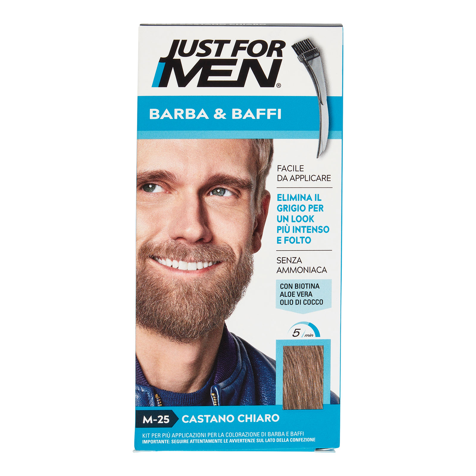 Gel Colorante Per Barba E Baffi 25 Castano Chiaro