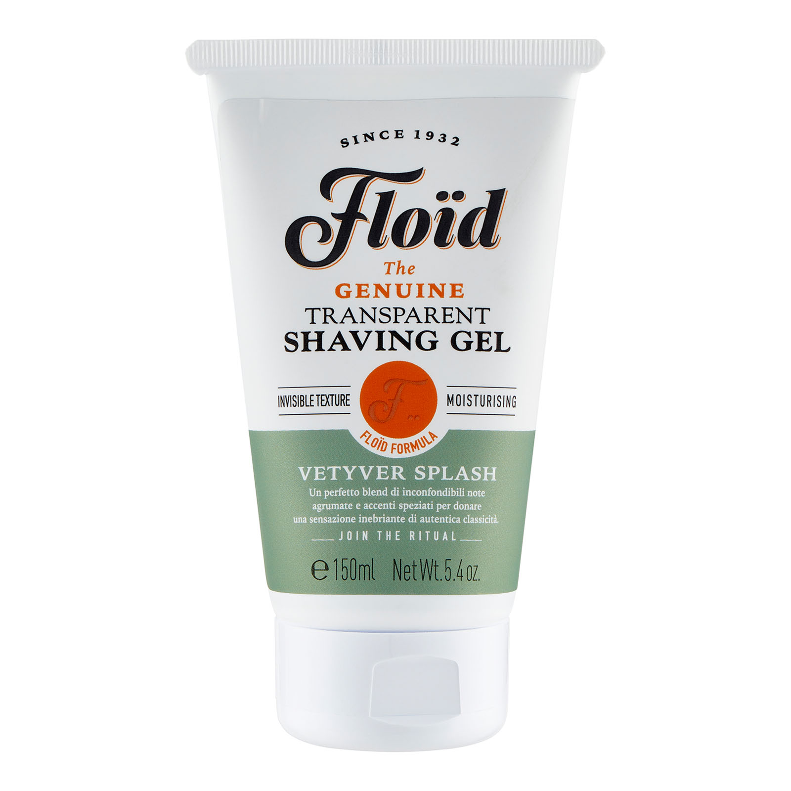 The Genuine Transparent Shaving Gel Vetyver Splash 150 ml