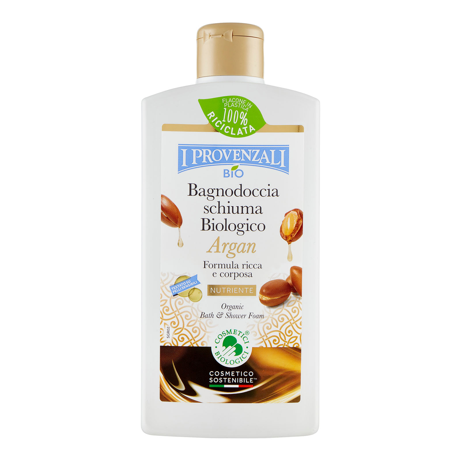 Bio Bagnodoccia Schiuma Biologico Argan Nutriente 400 ml