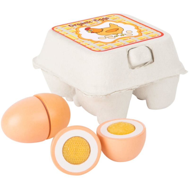 Small Foot Wooden Eggs Attività Giocattolo In Legno 3 Y+ 4 Pz