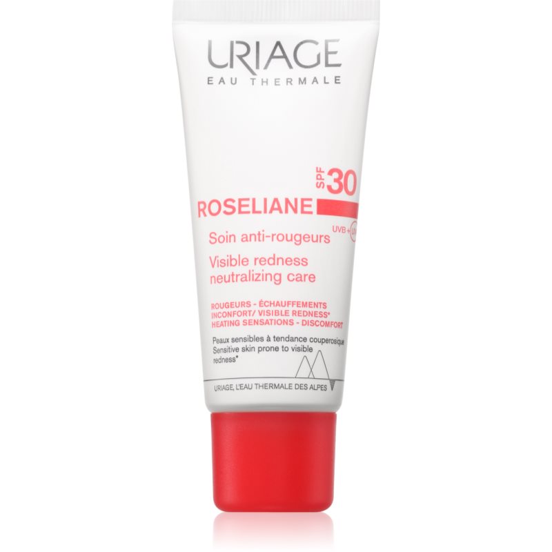 Uriage Roséliane Visible Redness-Neutralizing Care Spf30 Crema Lenitiva Viso Contro Gli Arrossamenti Della Pelle Spf 30 40 Ml