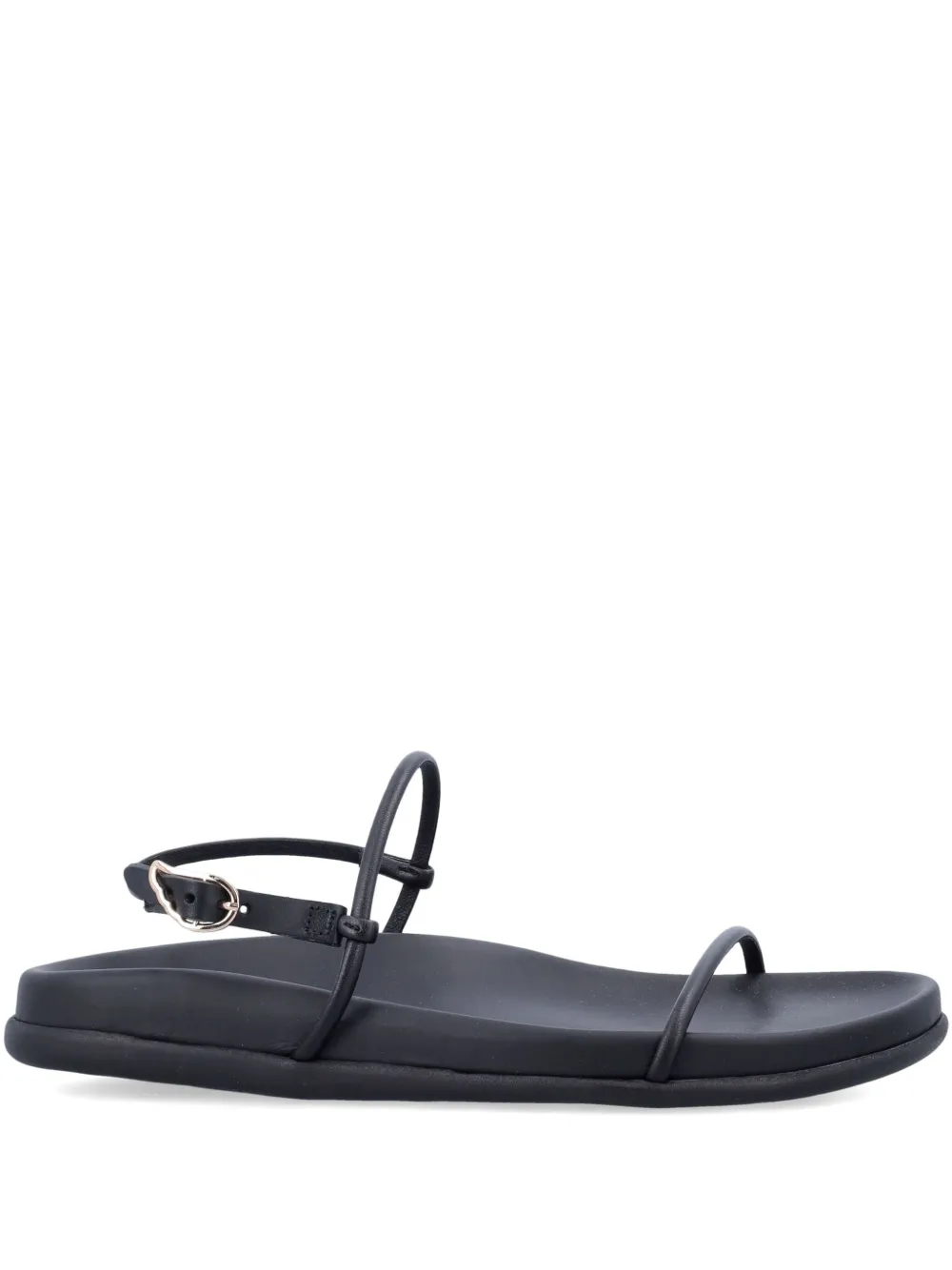 Ancient Greek Sandals Semystra strappy flat sandals - Nero