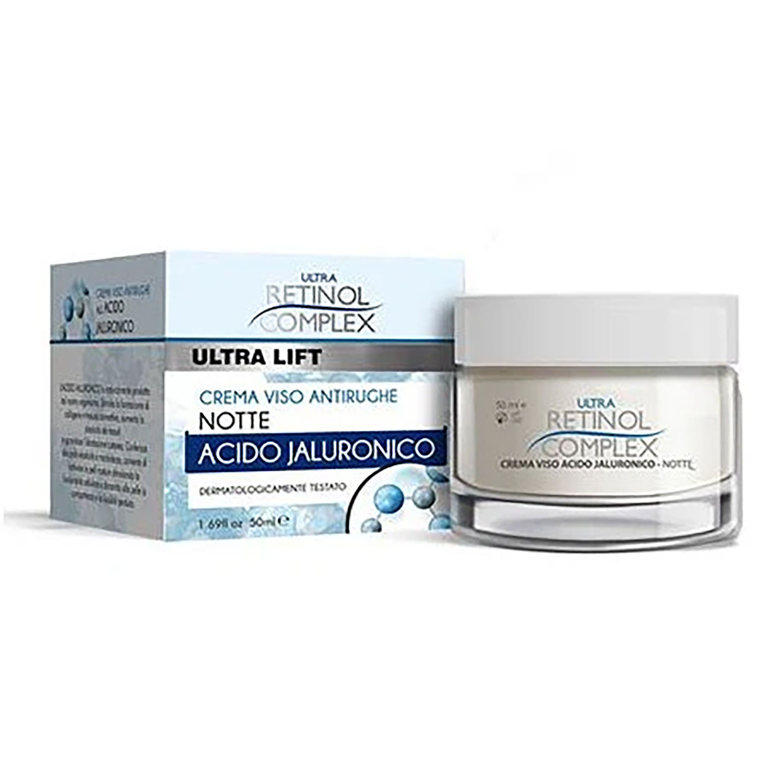 Crema Viso Notte Con Acido Jaluronico 50 ml