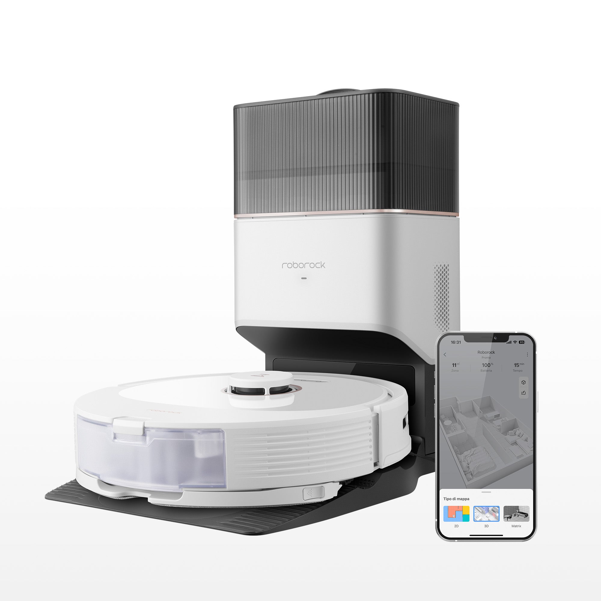 [vendere in anticipo] Robot aspirapolvere e panno Roborock Q8 Max+ con