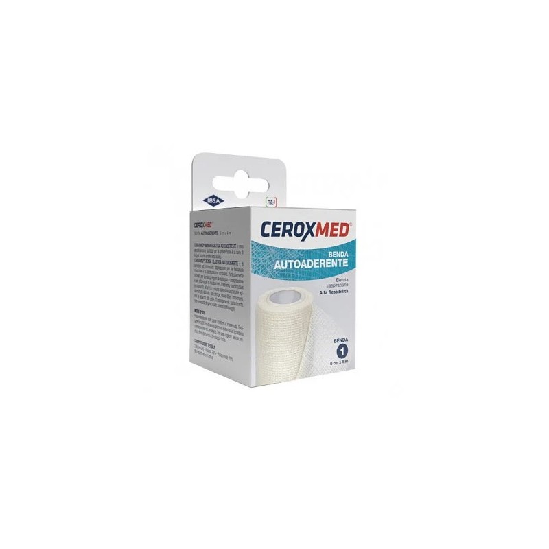 Ceroxmed - Nova Argentia Ind. Farm Benda Elastica Ceroxmed 6x400 Cm 1 Pezzo