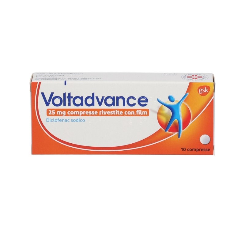 Novartis - Voltadvance 25 Mg Diclofenac Sodico Compresse Rivestite Con Film 10 Cpr