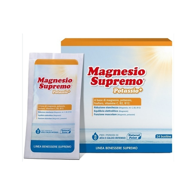 Recordati - Natural Point Magnesio Supremo Potassio+ 24 Bustine
