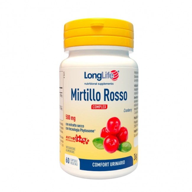 Longlife - Longlife Mirtillo Rosso Complex 60 Capsule Vegetali