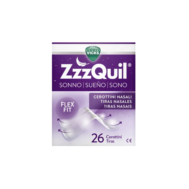 Procter & Gamble - Zzzquil Cerottini Nasali Per Il Sonno - 26 Pezzi